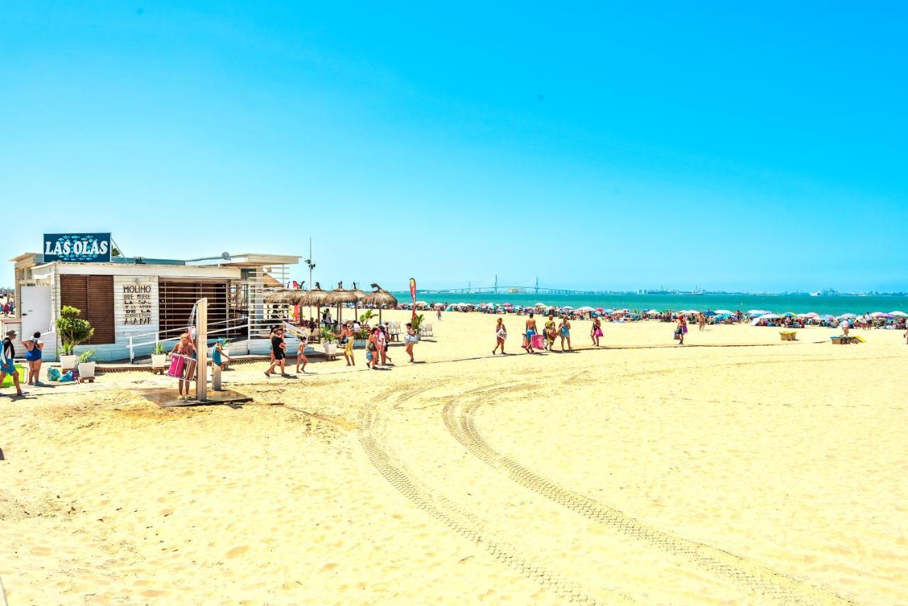 Ocean View Beach Apartment With Pool & Balconies El Puerto de Santa María Εξωτερικό φωτογραφία